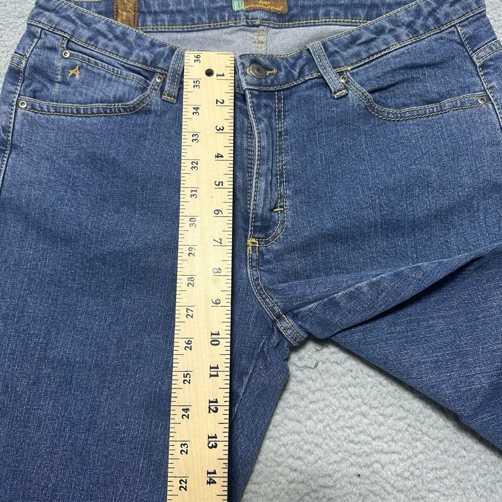 Aura Wrangler Womens Short Rise Blue‎ Jeans Size 12P Tall Western Ranch Rodeo - Picture 3 of 10